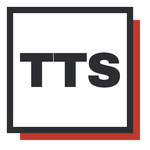 TTS icon, white